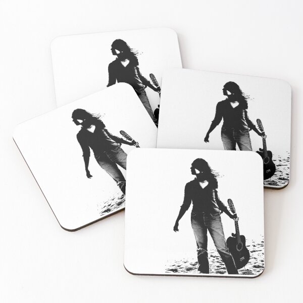 Item preview, Silhouette Girl with Guitar designed and sold by owlshadow.