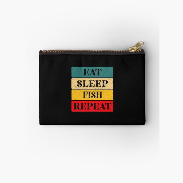 Item preview, Eat, Sleep, Fish, Repeat Essential Classic sports Sticker And Shirt Design designed and sold by Glike.