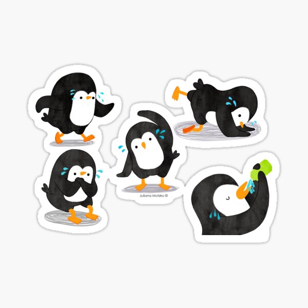 Penguin Workout - 1 Sticker
