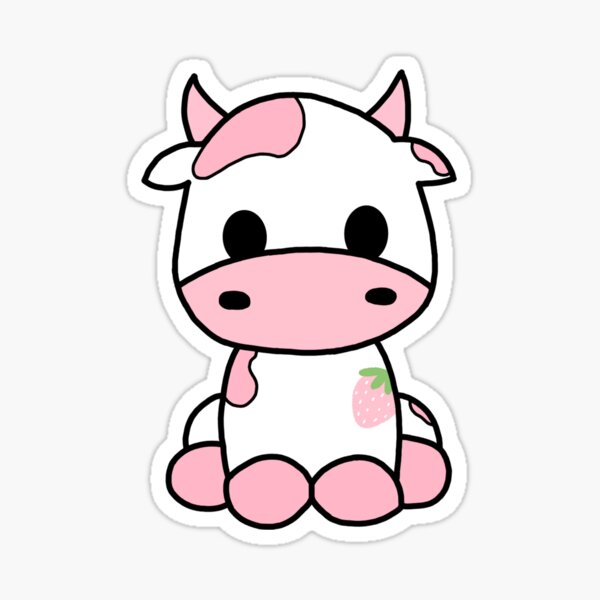 Cute Strawberry Cow Gifts Merchandise Redbubble - strawberry cow roblox id code