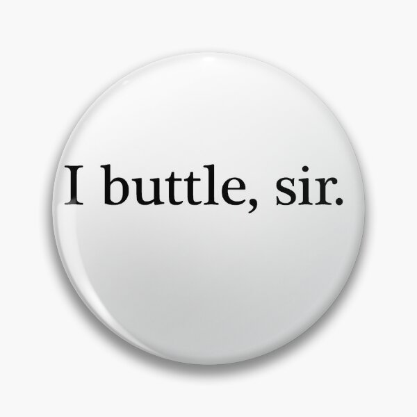 Item preview, I buttle, sir. Clue designed and sold by swannonthefarm.