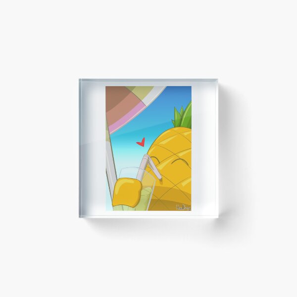 Item preview, Pineapple Drinking designed and sold by HoroBunny.