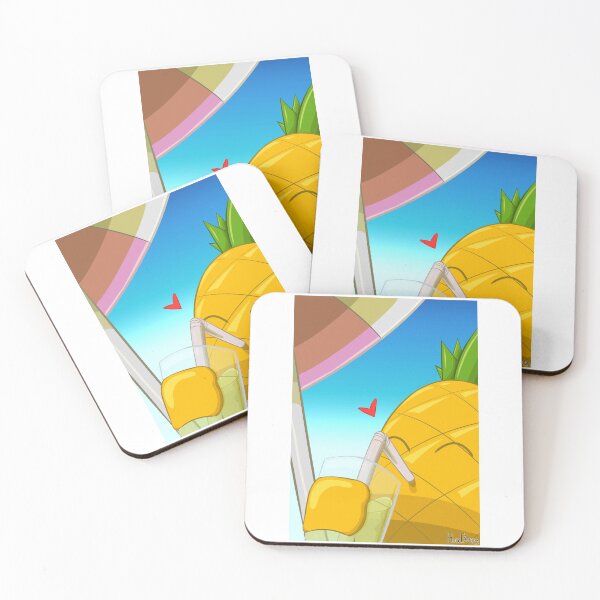 Item preview, Pineapple Drinking designed and sold by HoroBunny.