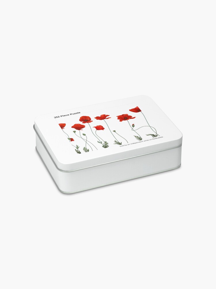 Alternate view of Poppy Stems. Jigsaw Puzzle