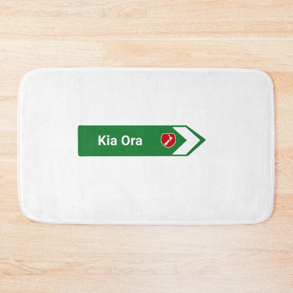 Item preview, New Zealand-Road-Sign-Kia Ora designed and sold by LatitudeNZ.