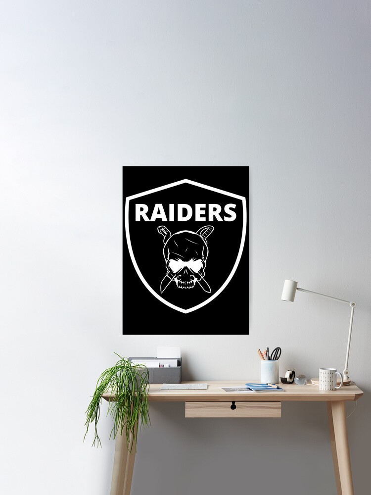 Raiders Shield Skull and Swords - Football / NFL / Pirate Theme Kids T- Shirt for Sale by Silvester Benjamin