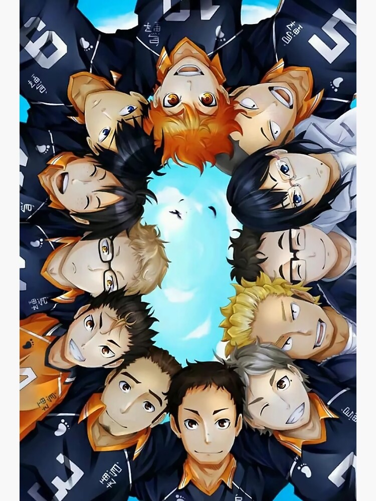 Disover team karasuno haikyu Premium Matte Vertical Poster