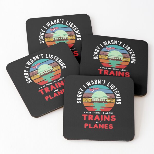 Item preview, Thinking About Trains Lover Planes Pilot Retro Vintage Gift designed and sold by trendo.