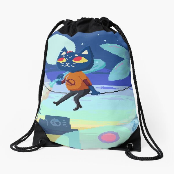 Mae Pixel Art Drawstring Bag