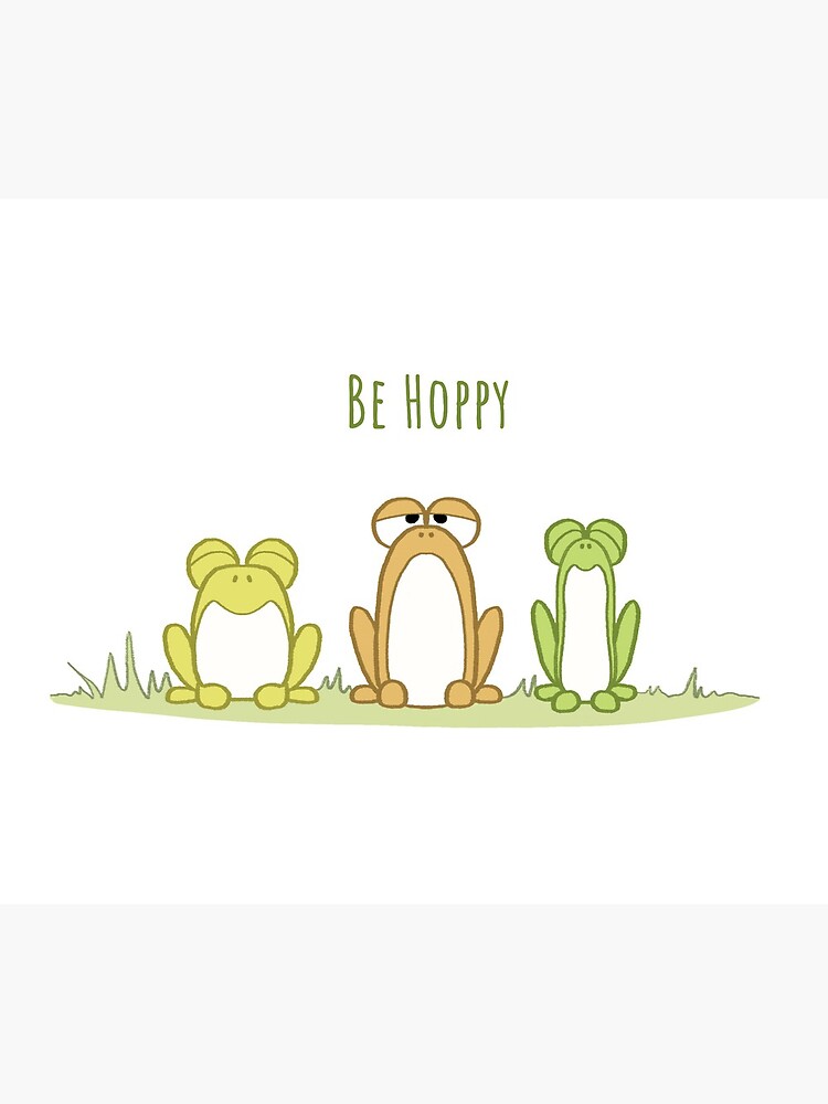 Be Hoppy Frogs by briannamooreart