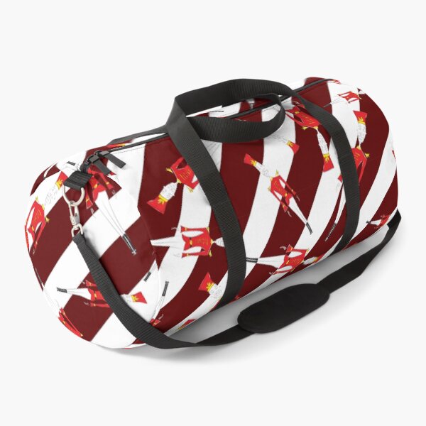 Item preview, Nutcracker Pattern - Dark Red Stripes designed and sold by Akos Barat.