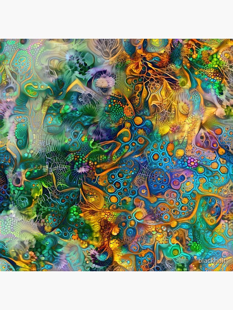 Deepdream floral abstraction by blackhalt