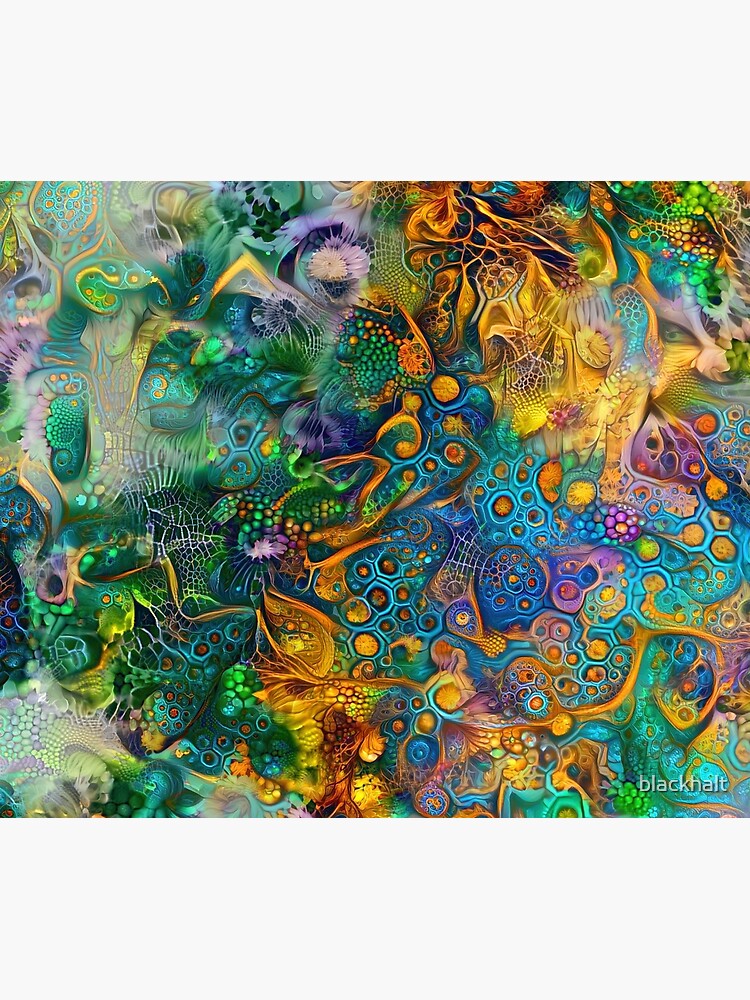 Deepdream floral abstraction by blackhalt