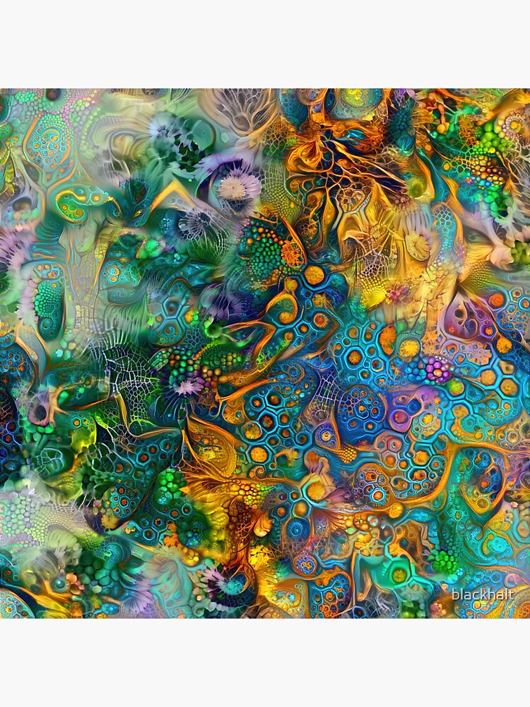 Deepdream floral abstraction by blackhalt