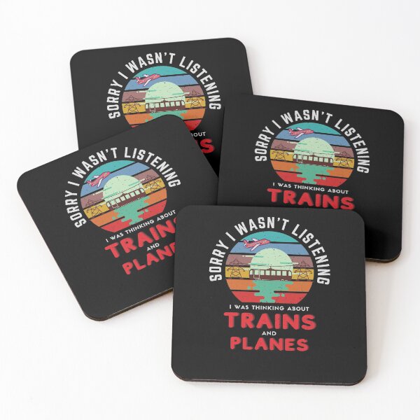 Item preview, Thinking About Trains Lover Planes Pilot Retro Vintage Gift designed and sold by trendo.