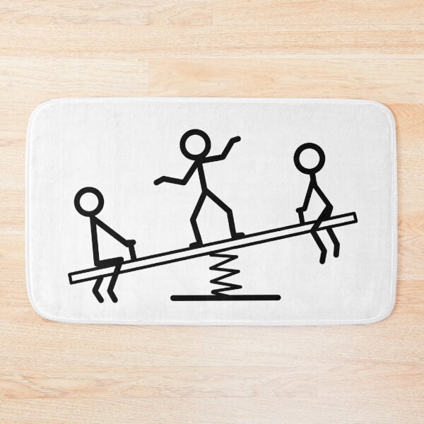 Item preview, Stickman / Seesaw Fun designed and sold by LotusCreations.