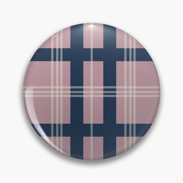 Item preview, Pink and navy blue checkered pattern designed and sold by Abbara.