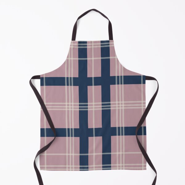 Item preview, Pink and navy blue checkered pattern designed and sold by Abbara.