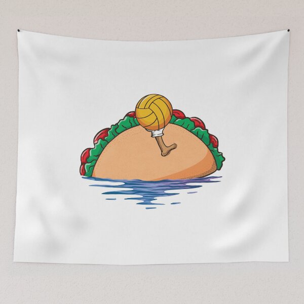 Item preview, Funny Taco Playing Water Polo Gift designed and sold by MrEddie10.