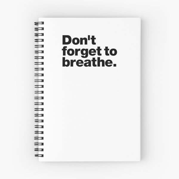 Item preview, Don't forget to breathe (black) designed and sold by dudethecreator.