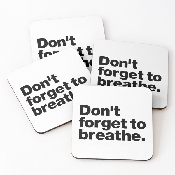 Item preview, Don't forget to breathe (black) designed and sold by dudethecreator.