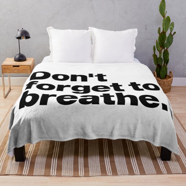 Item preview, Don't forget to breathe (black) designed and sold by dudethecreator.