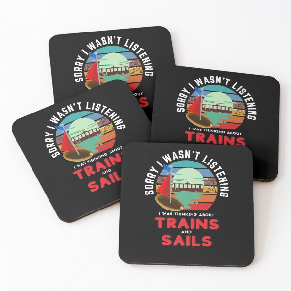 Item preview, Thinking About Trains And Sails Lover Retro Sailor Vintage designed and sold by trendo.