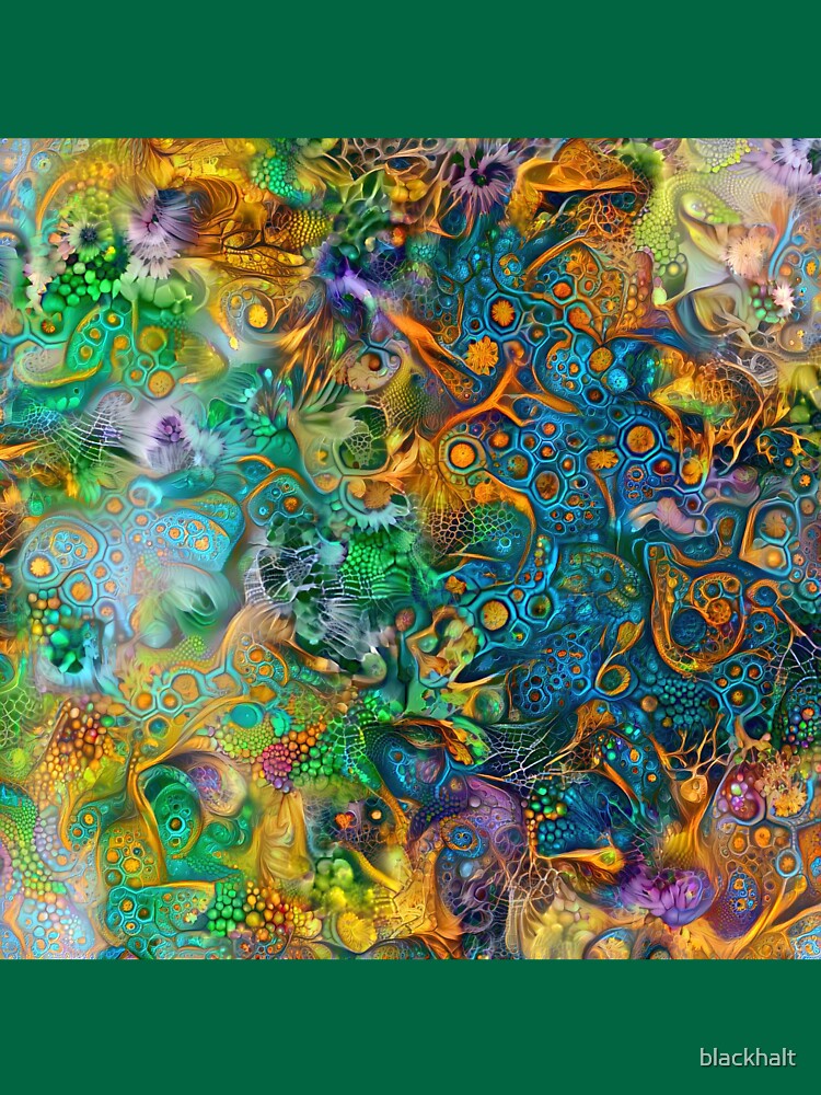 Deepdream floral abstraction by blackhalt
