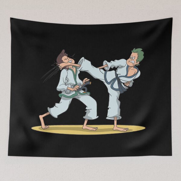 Item preview, Karate foot kicks head designed and sold by Monkey Ful.