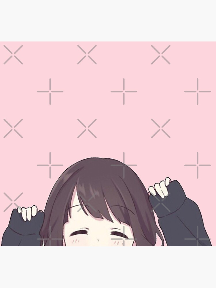 Menhera-chan peeker - Peeking anime girl | Sticker