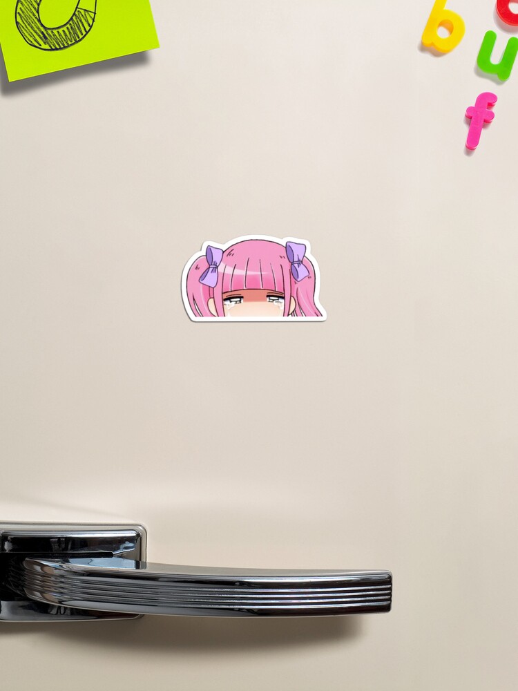 Menhera-chan peeker - Peeking anime girl | Sticker