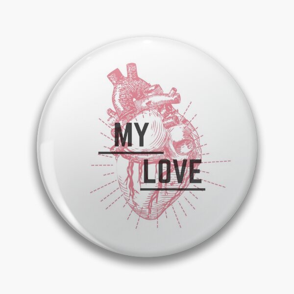 Item preview, “My love” print, heart  designed and sold by DianaBoS.