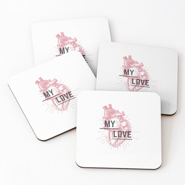 Item preview, “My love” print, heart  designed and sold by DianaBoS.
