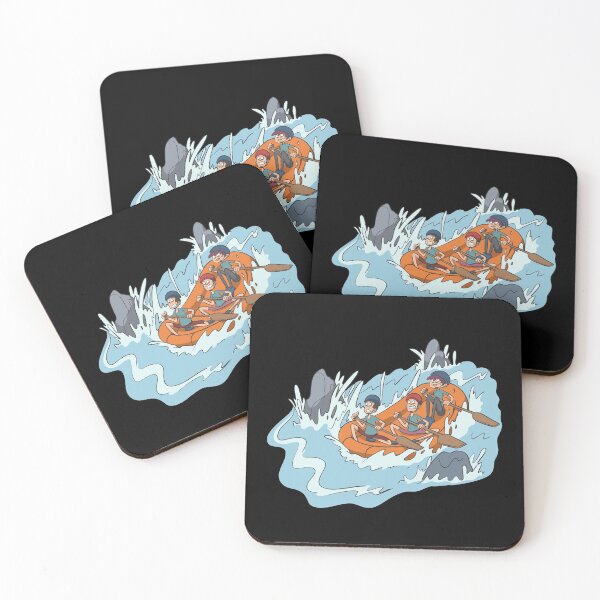 Item preview, White water rafting through spray and rocks designed and sold by Monkey Ful.