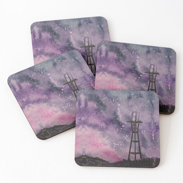 Item preview, SF Sutro Tower Galaxy Sky designed and sold by twopawprints.