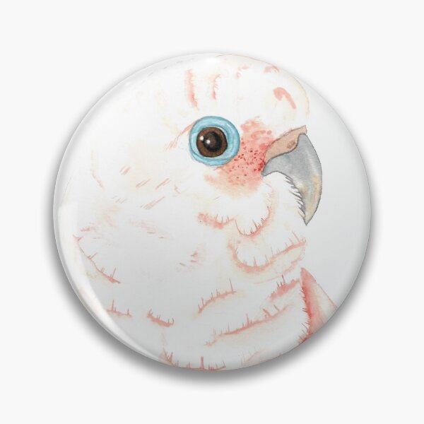Item preview, Goffin's cockatoo watercolor designed and sold by L'Atelier Oranjade.