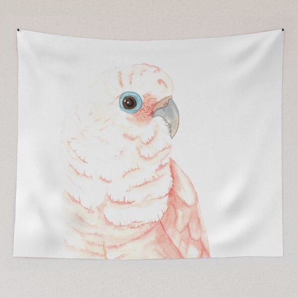 Item preview, Goffin's cockatoo watercolor designed and sold by L'Atelier Oranjade.