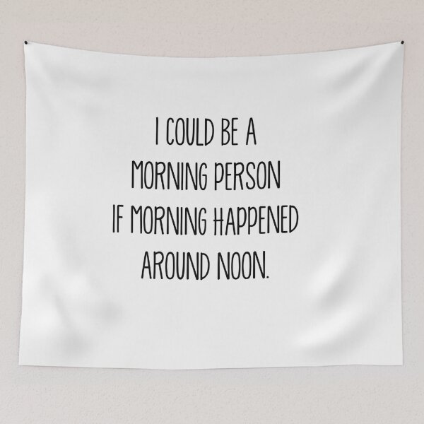Item preview, I Could Be A Morning Person If Morning Happened Around Noon designed and sold by guesshirt.