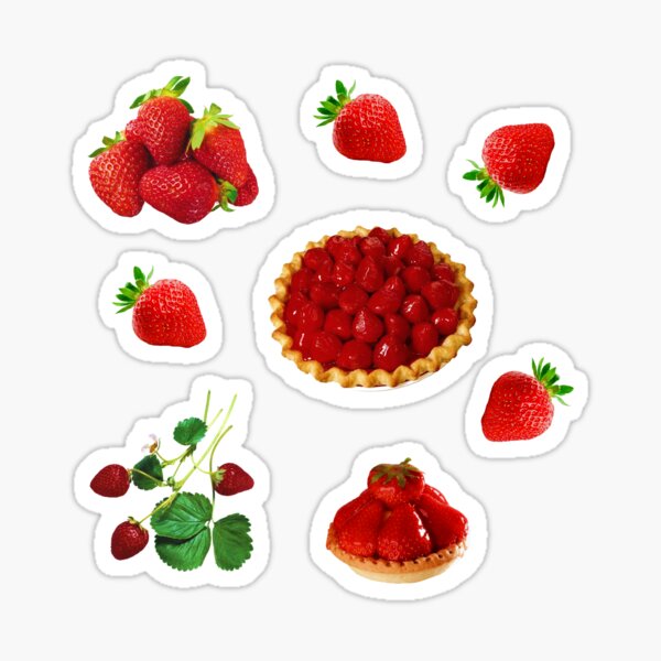 Red Berry Stickers for Sale