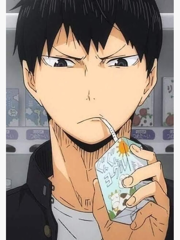 "tobio kageyama drink milk" Poster by Traviskross9 Redbubble