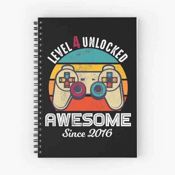 Item preview, Level 4 Unlocked Birthday Awesome Since 2016 designed and sold by RandomStuffShop.