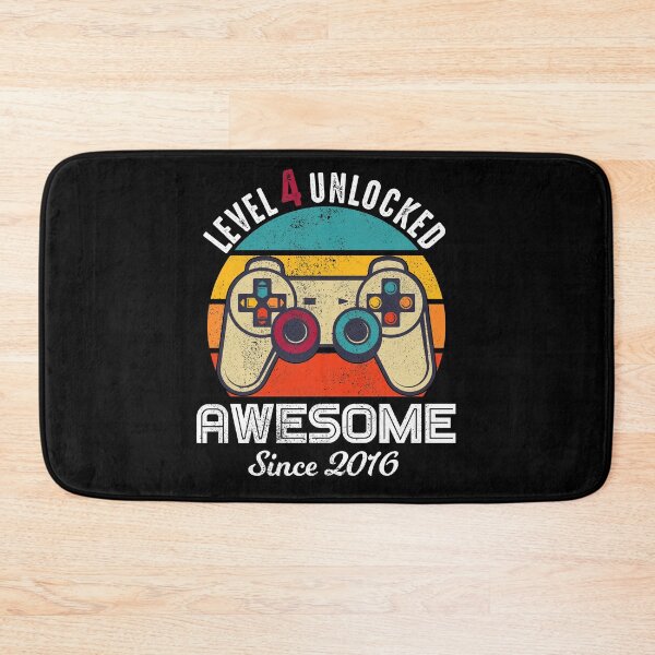 Item preview, Level 4 Unlocked Birthday Awesome Since 2016 designed and sold by RandomStuffShop.