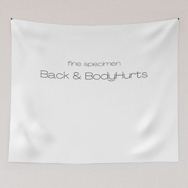 Item preview, Back & Body Hurts Funny designed and sold by EverythingCore.