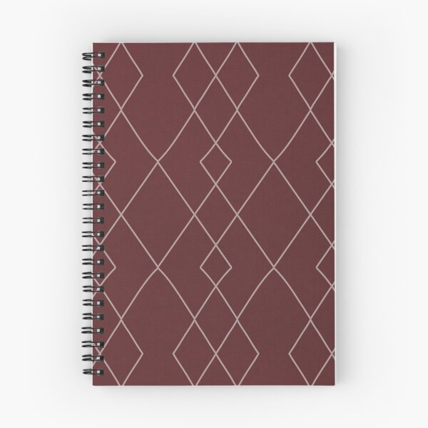 Item preview, Fine diamond lines on garnet red - elegant abstract geometric pattern designed and sold by misentangled.