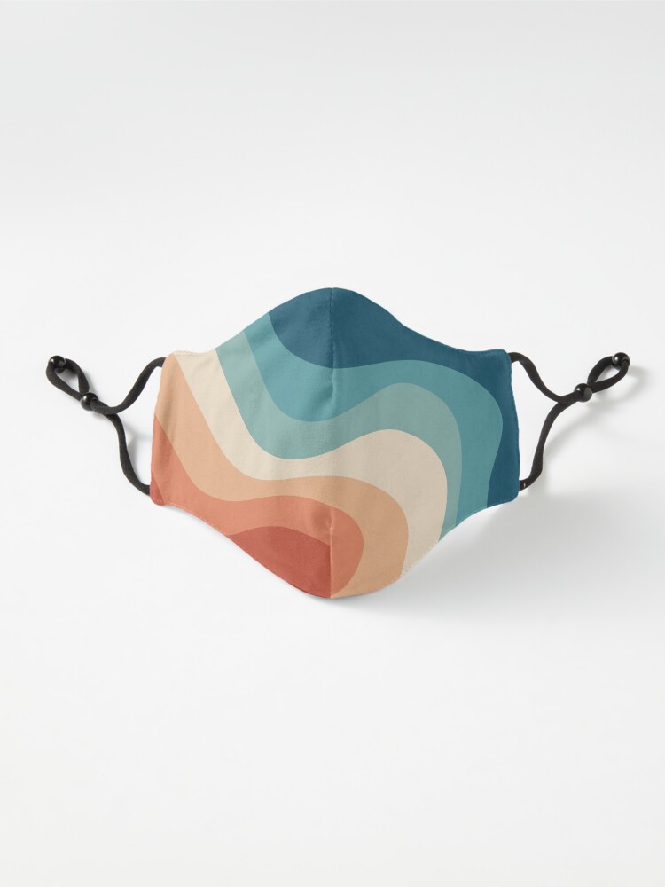 Alternate view of Retro style waves Mask