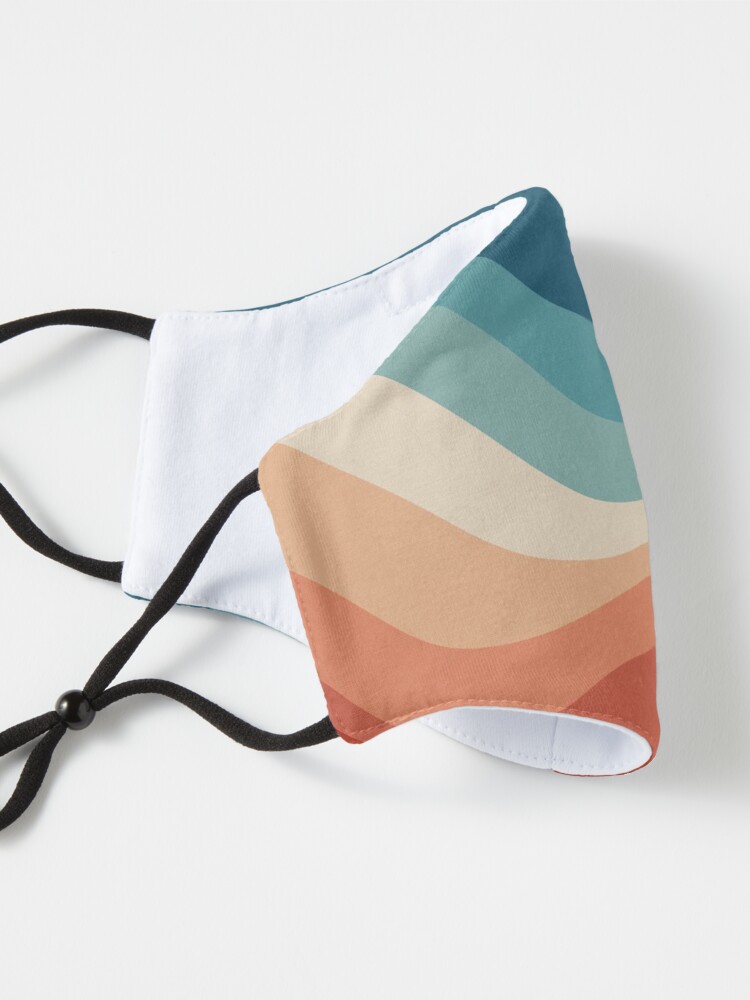 Alternate view of Retro style waves Mask