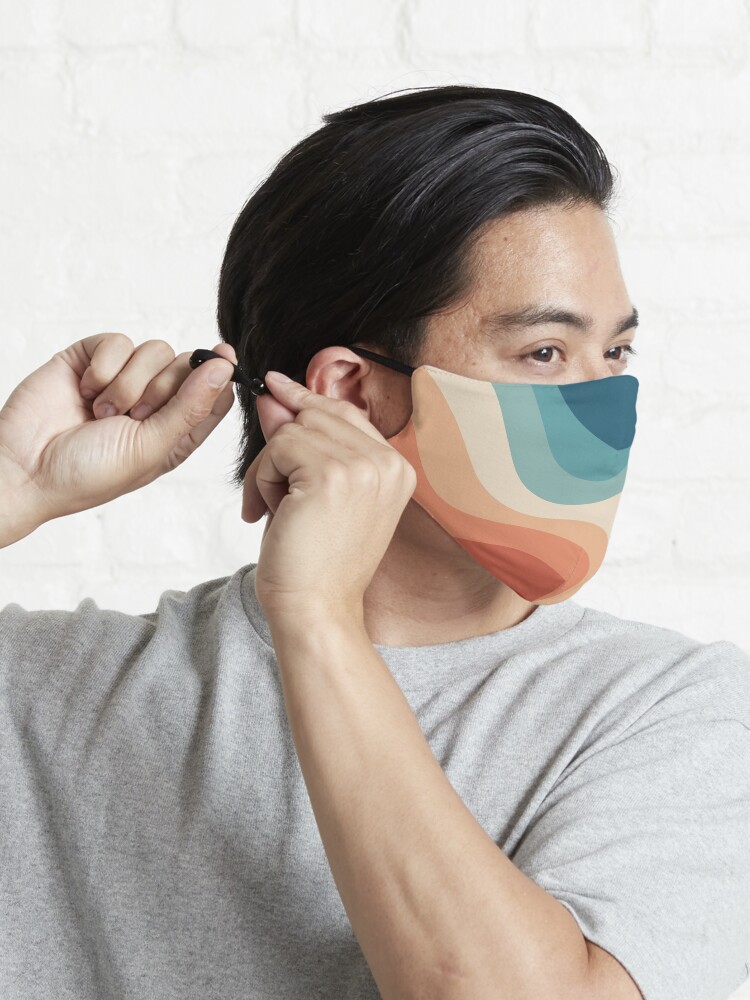 Alternate view of Retro style waves Mask