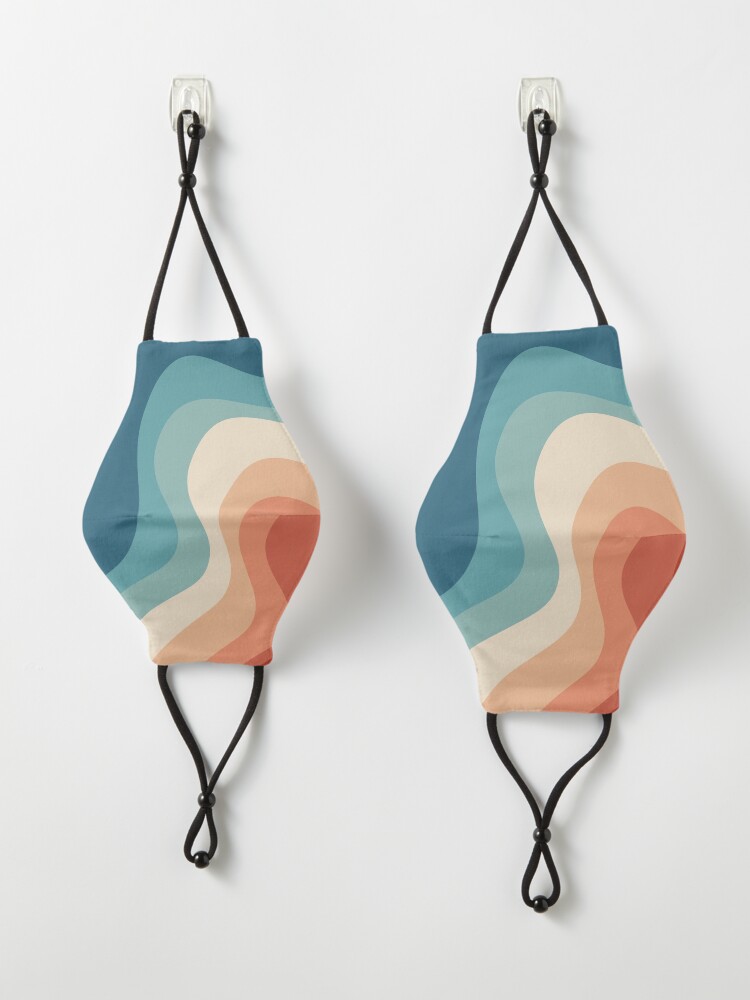 Alternate view of Retro style waves Mask
