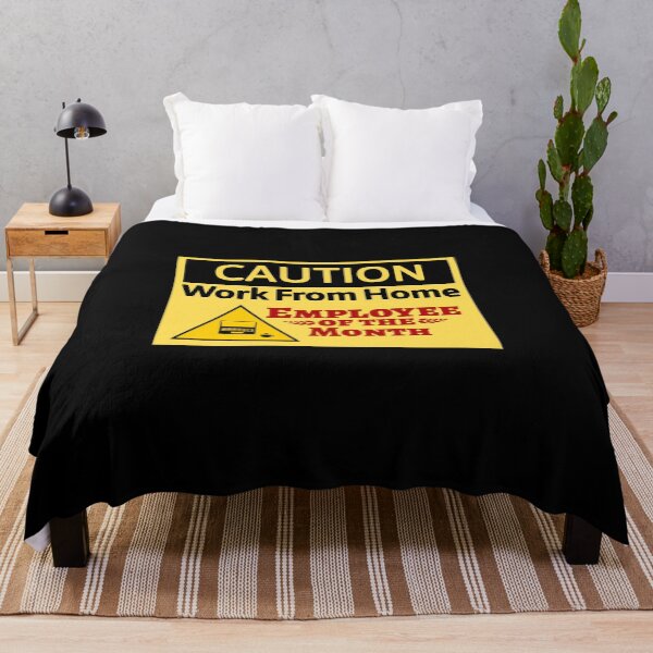 Item preview, Caution - Work From Home Employee Of The Month designed and sold by lamjar-art.