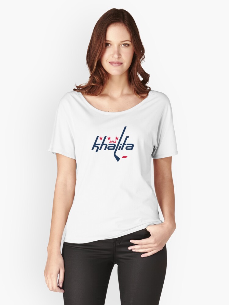 Download "Mia Khalifa Caps Logo" Women's Relaxed Fit T-Shirt by ...